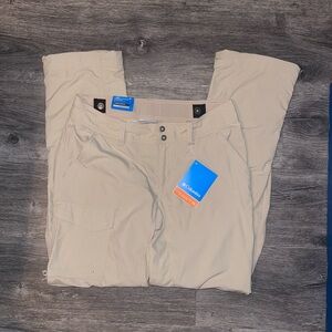 NWT Columbia Tan Straight Leg Pants